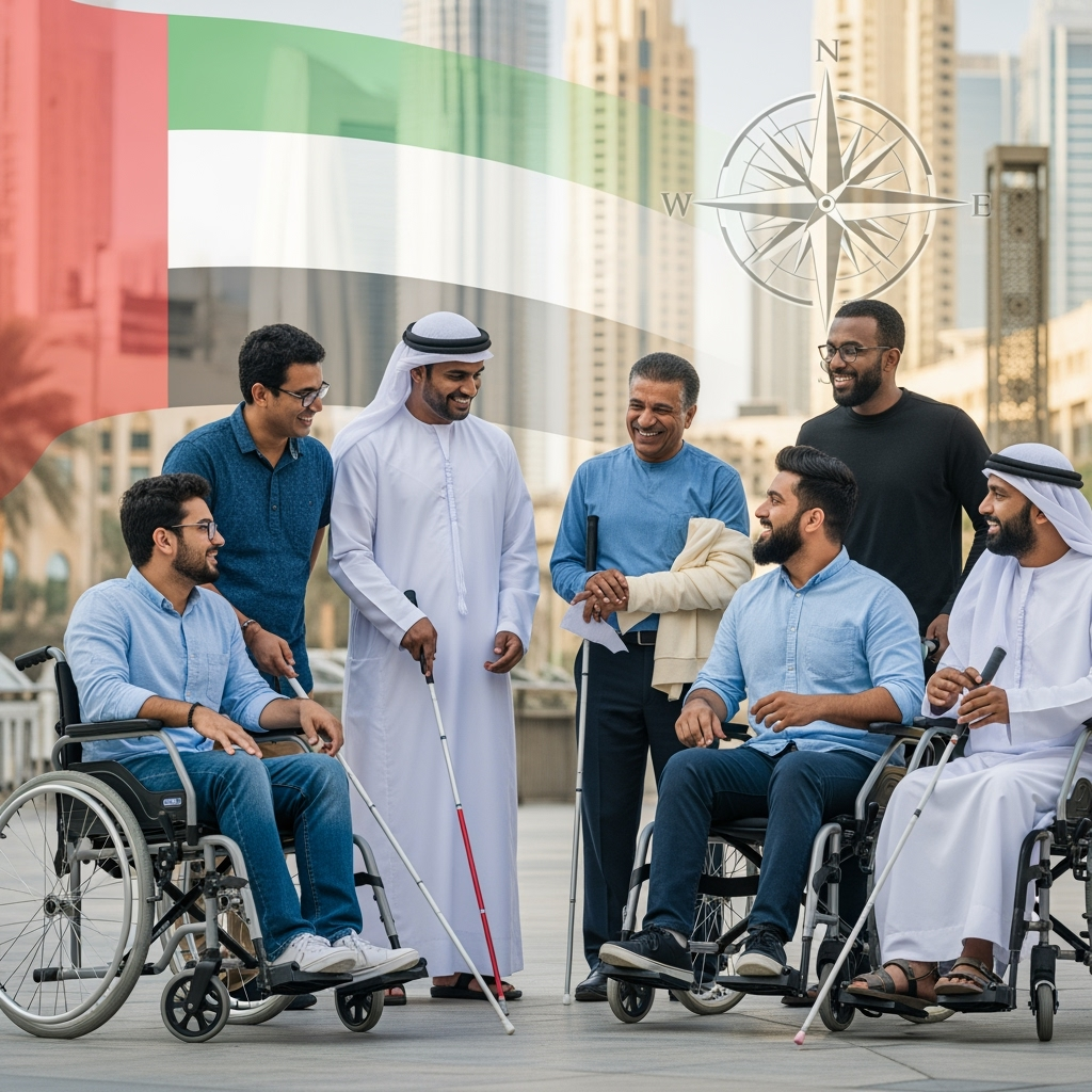 Illustration for: UAE Leads in Inclusive Society for Disabilities