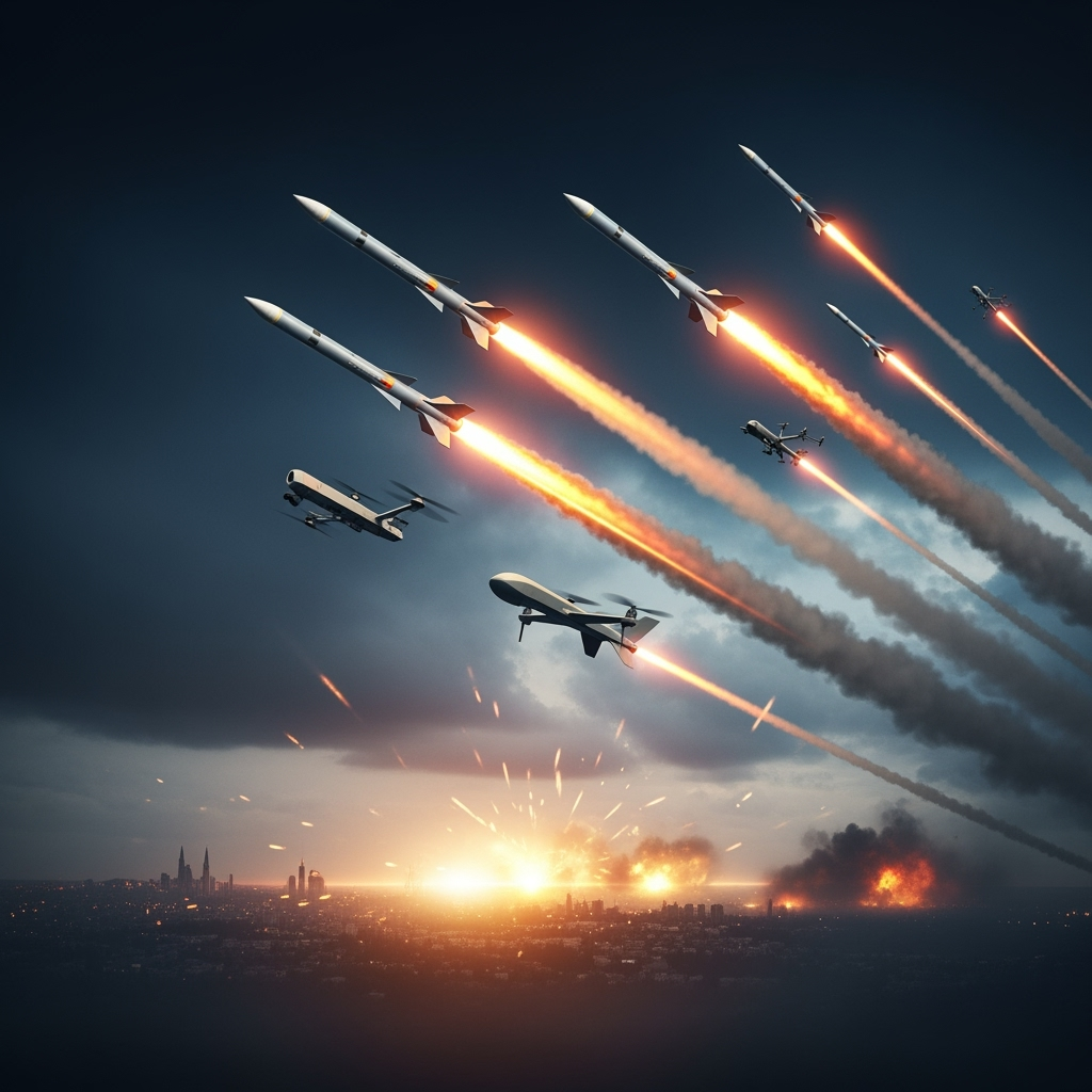 Illustration for: Ansar Allah's Missile and Drone Attacks on Israel