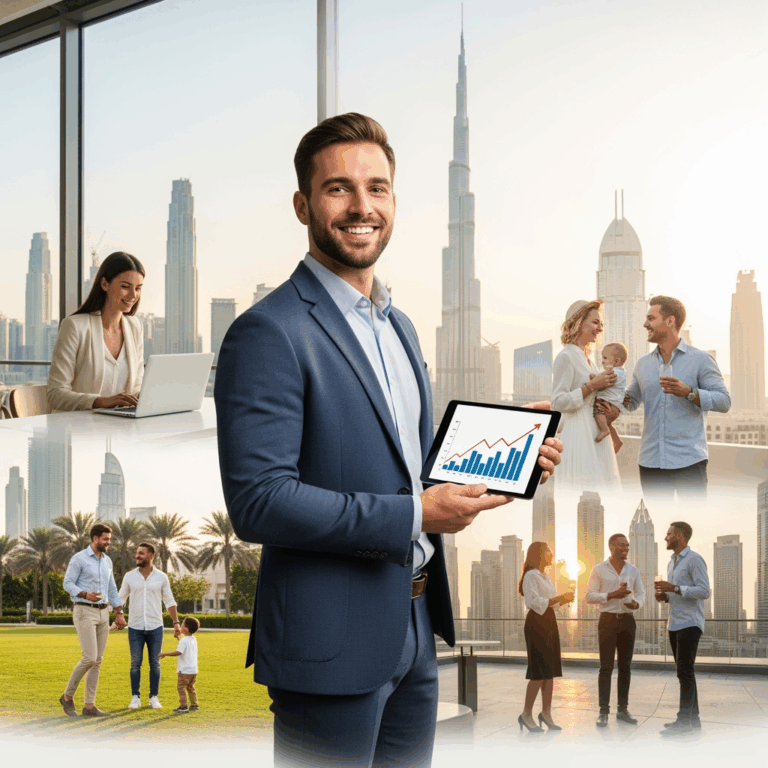 Illustration for: Why Americans are Moving to Dubai