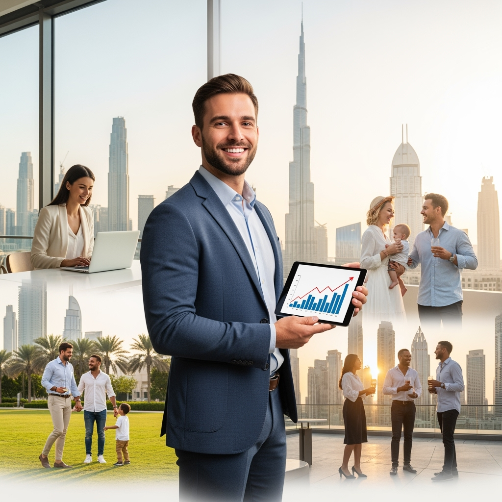 Illustration for: Why Americans are Moving to Dubai