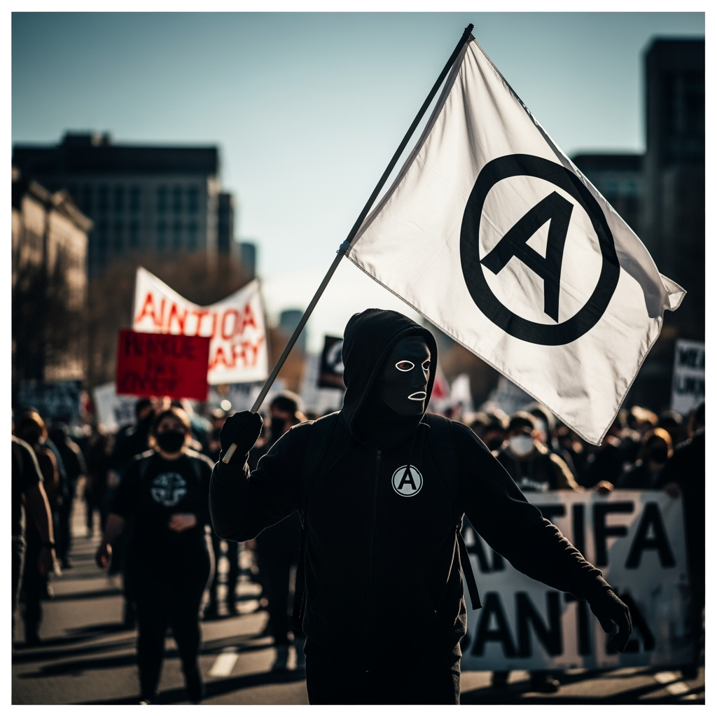 Illustration for: Antifa Movement and Rising Concerns