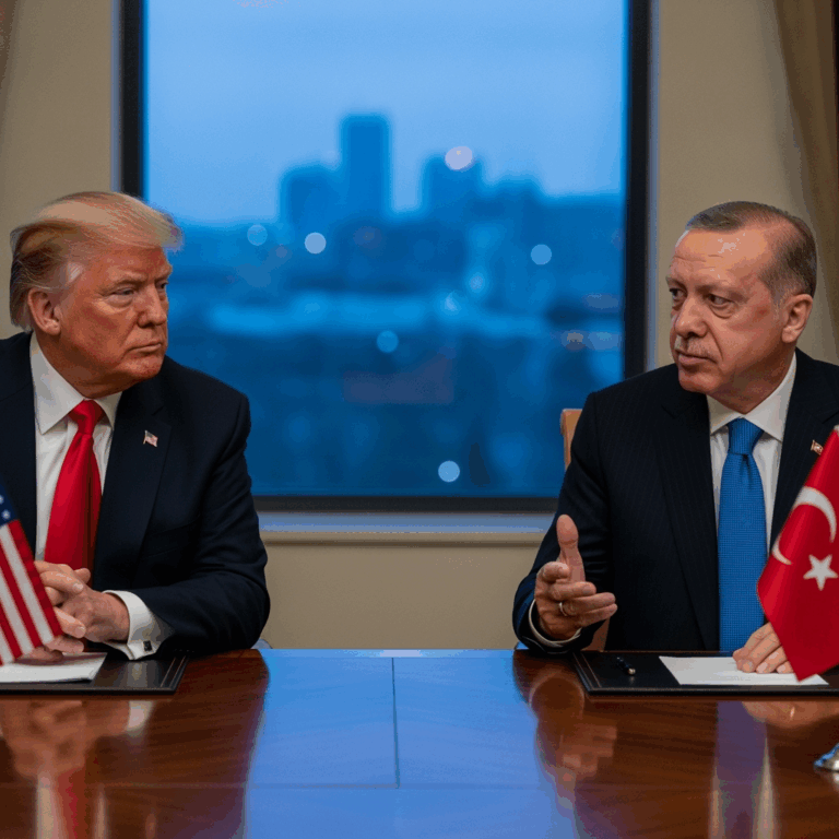 Illustration for: Erdogan Discusses Regional Developments with Trump