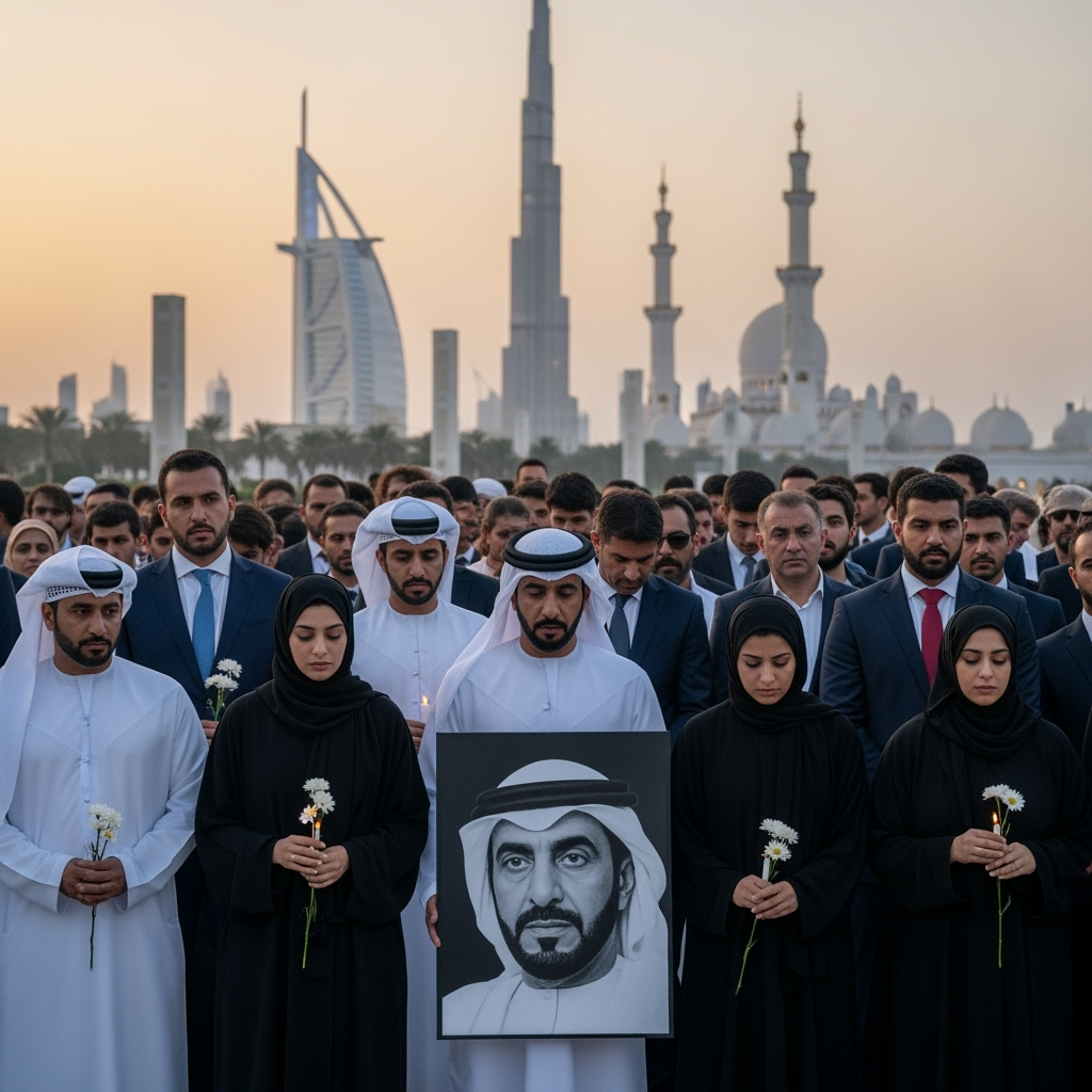 Illustration for: UAE Mourns Visionary Leader Hussain Khansaheb