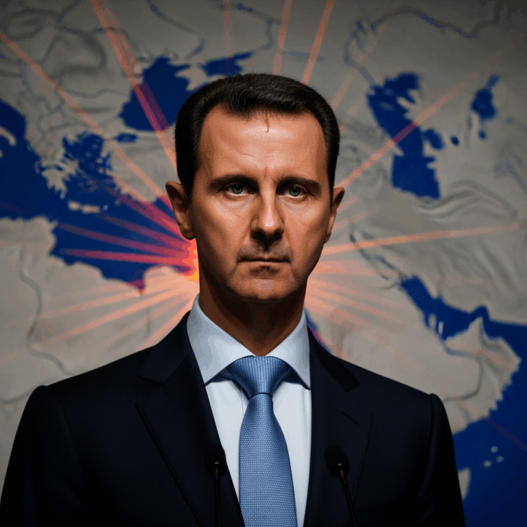 Illustration for: Syria's Leader Warns of Middle East Turmoil