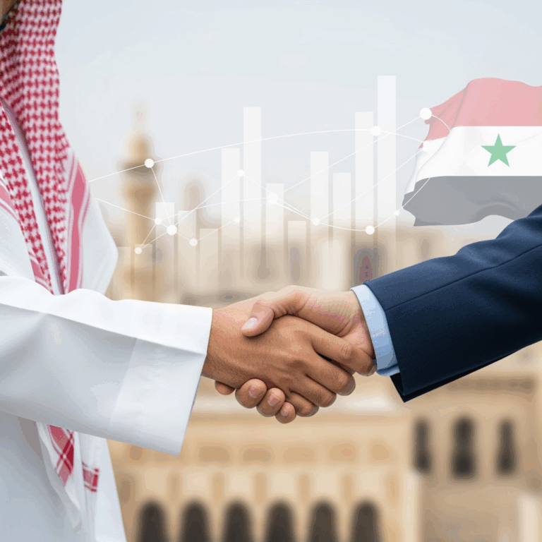 Illustration for: Saudi-Syria Economic Cooperation and Investment