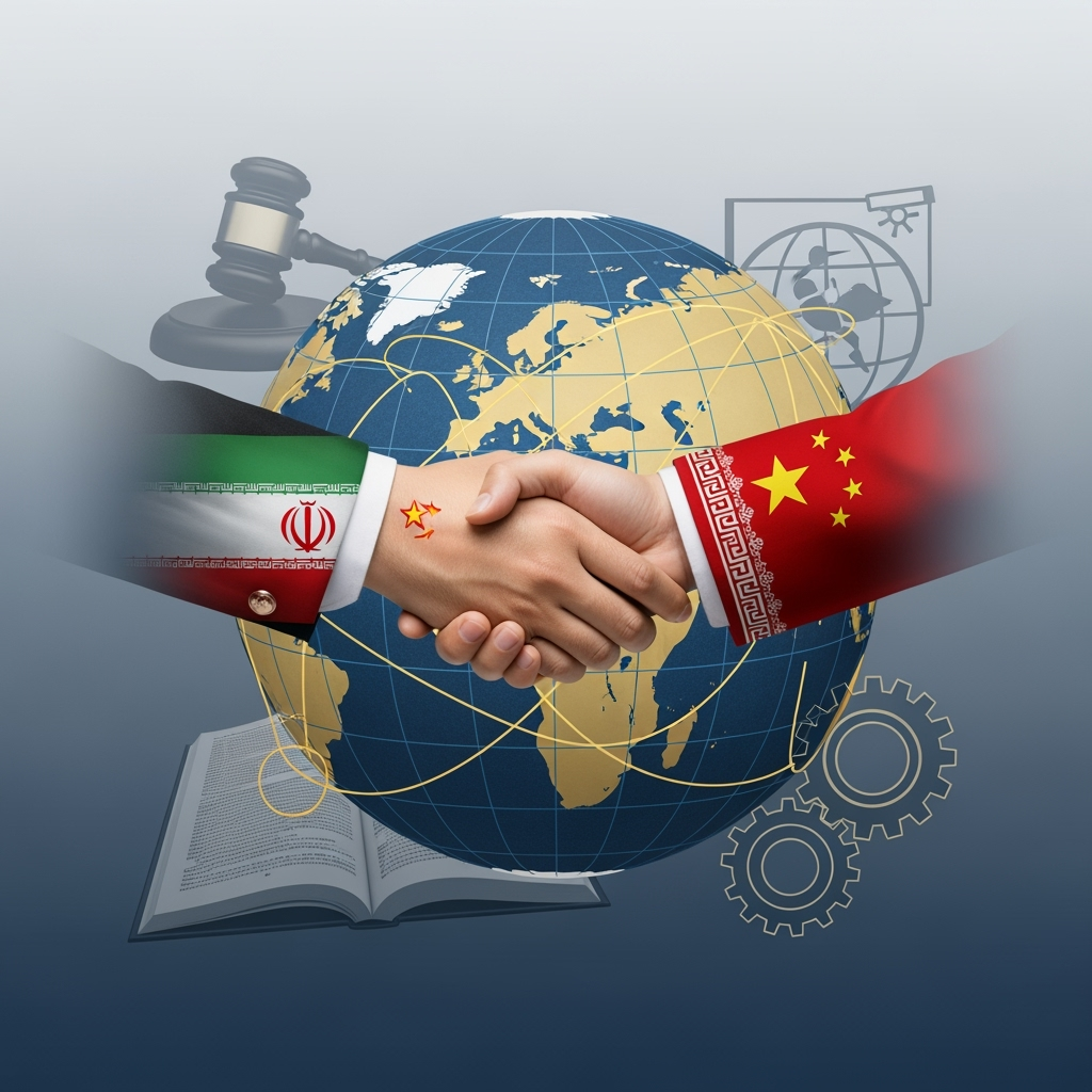 Illustration for: Iran-China Relations and Global Governance