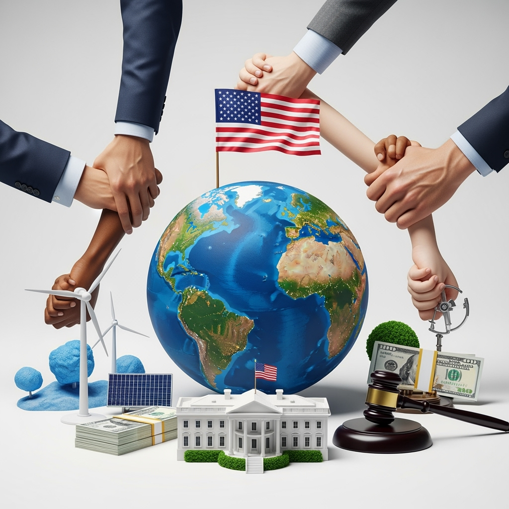 Illustration for: Global Impact of Biden's Presidency