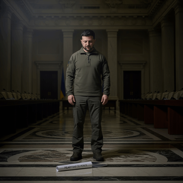 Illustration for: Zelensky's Peace Plan Abandoned, Says Mercouris
