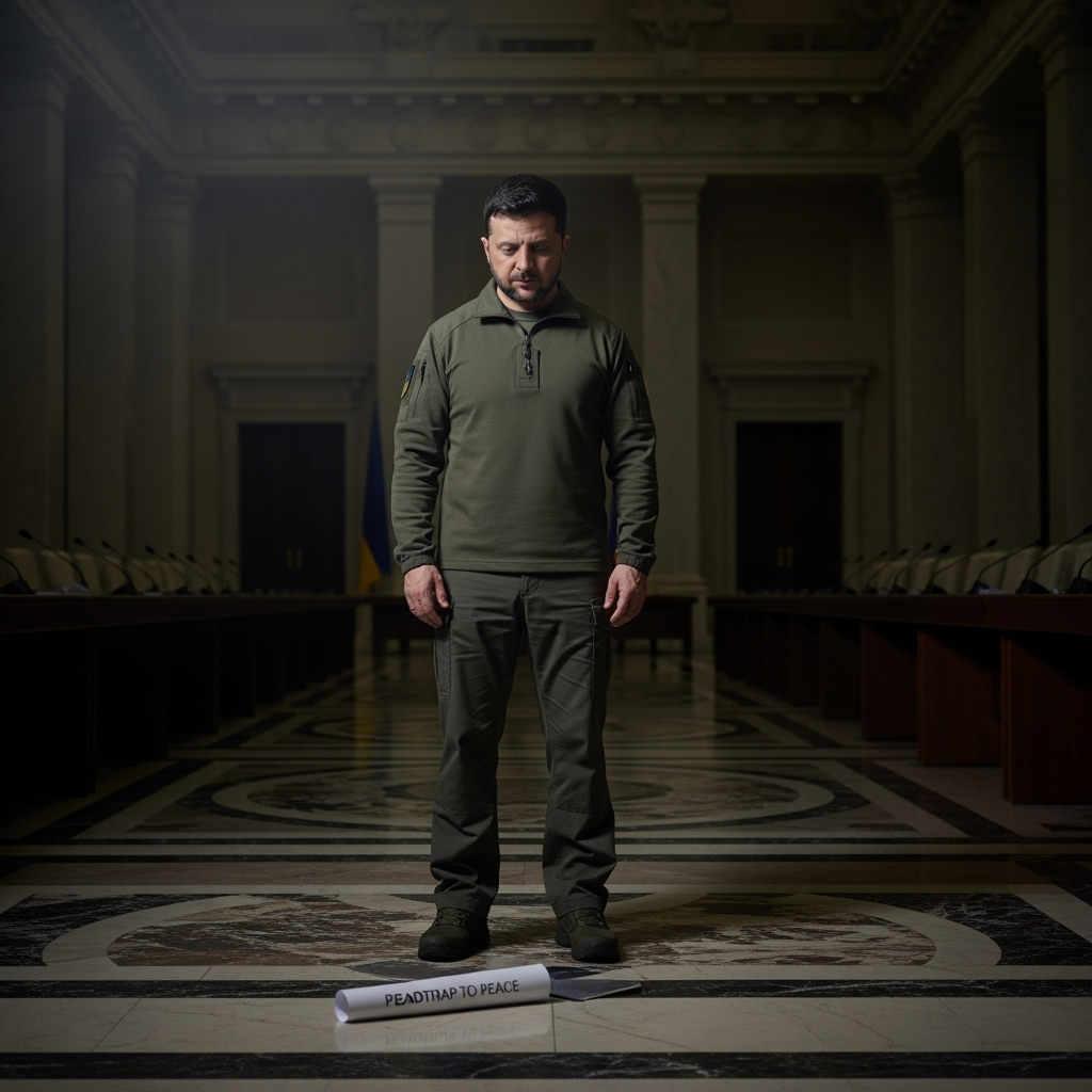 Illustration for: Zelensky's Peace Plan Abandoned, Says Mercouris