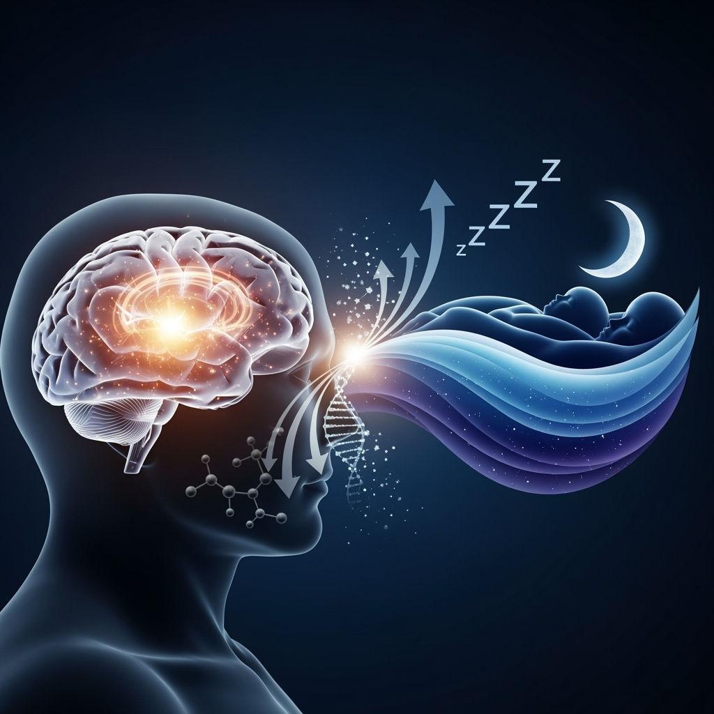 Illustration for: Growth Hormone and Sleep: New Findings