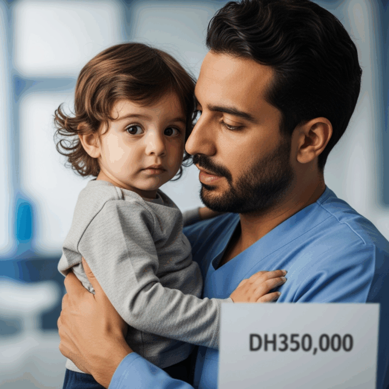 Illustration for: Father Awarded Dh350,000 for Vaccination Error
