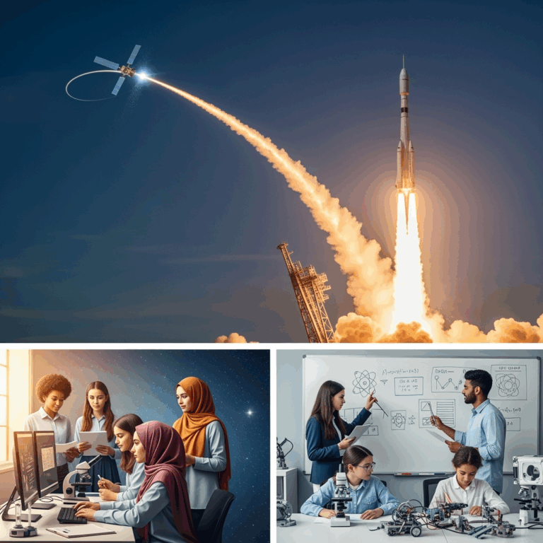 Illustration for: Iran's Satellite Launch and Educational Initiatives