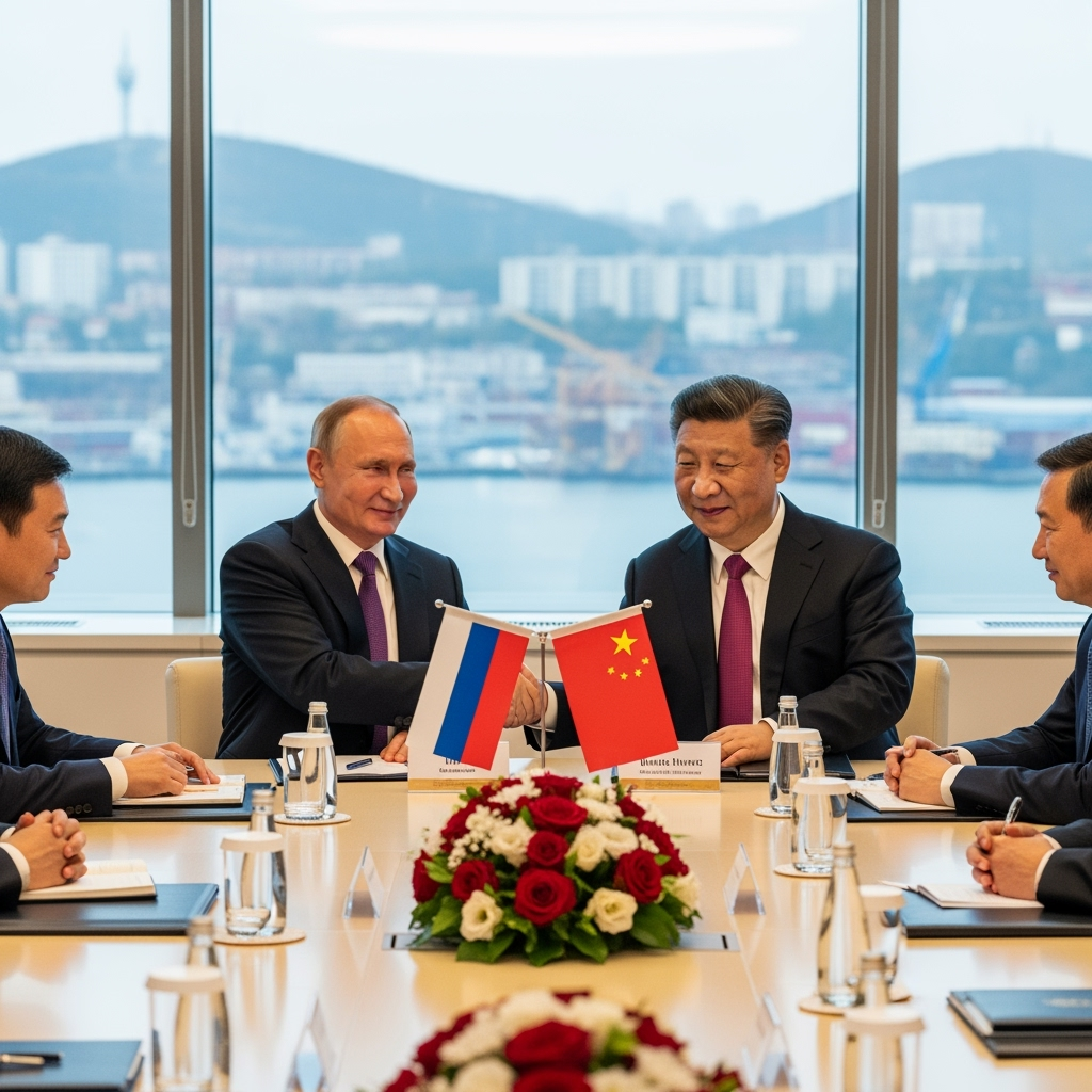 Illustration for: Russian-Chinese Friendship Meeting in Vladivostok