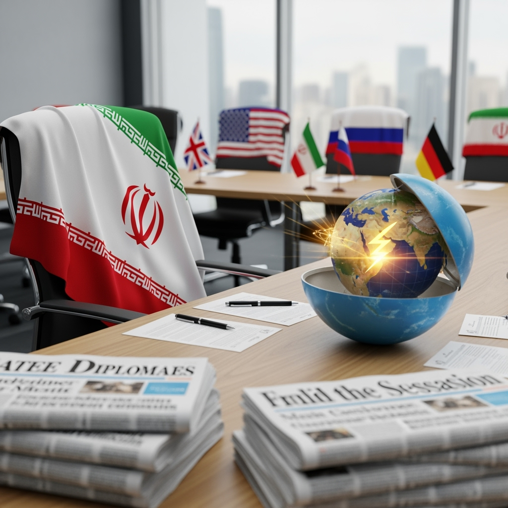 Illustration for: Iran Nuclear Talks and International Relations