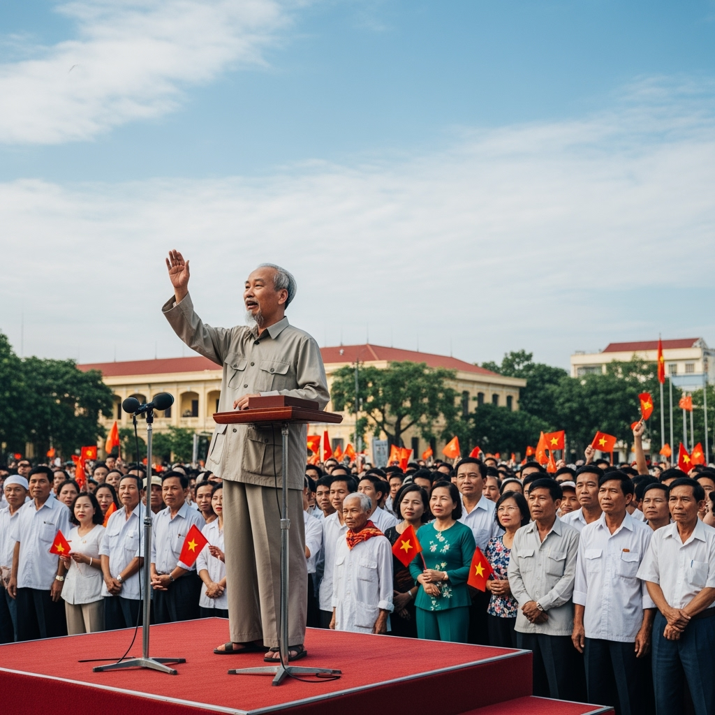 Illustration for: Vietnam's Independence Declaration