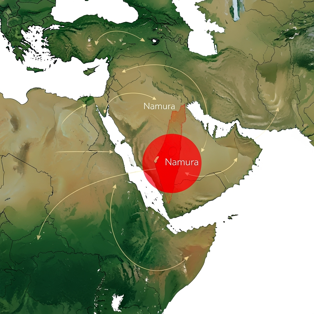 Illustration for: Namura on Arab-Islamic Defense and Israel's Isolation