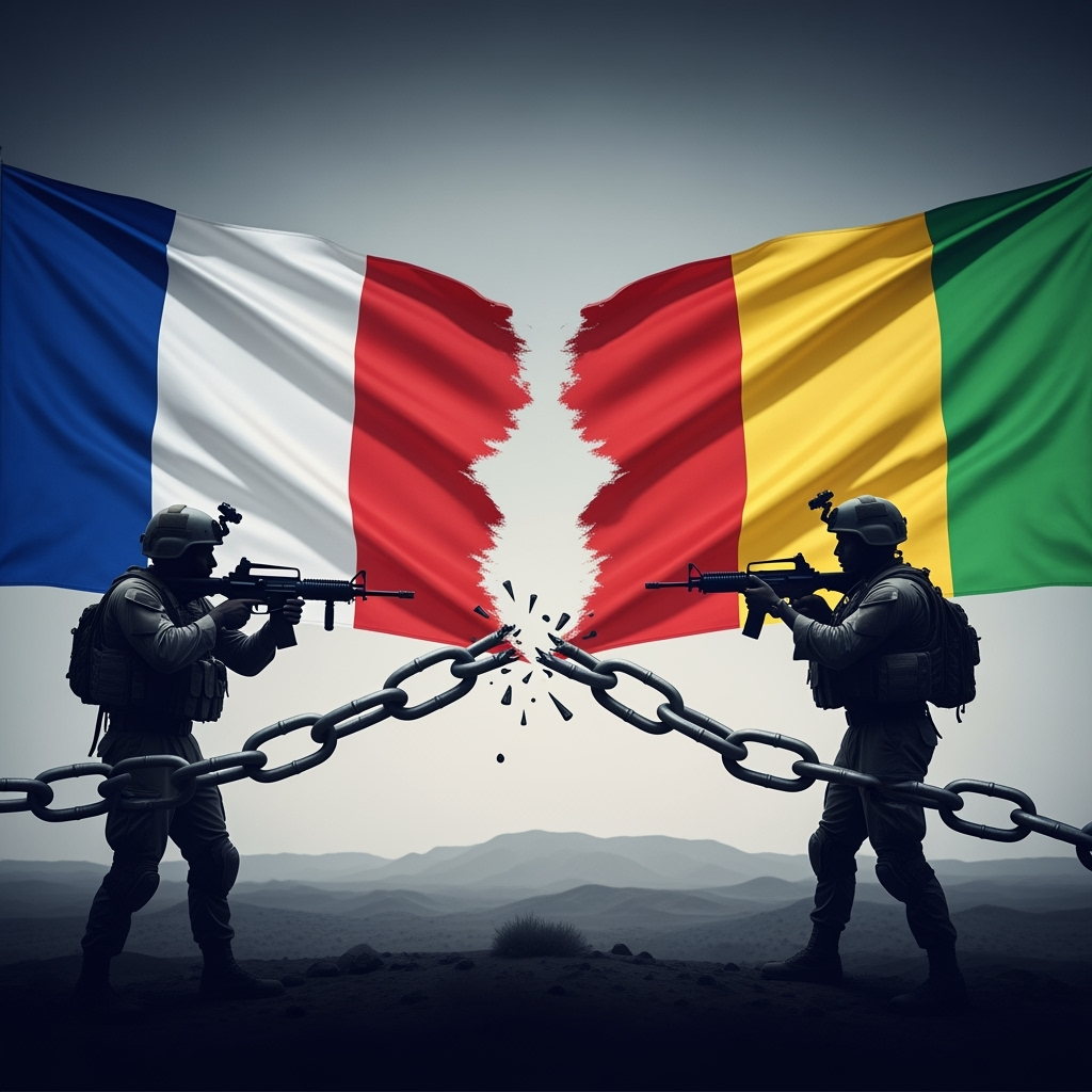 Illustration for: France Suspends Anti-Terror Cooperation with Mali