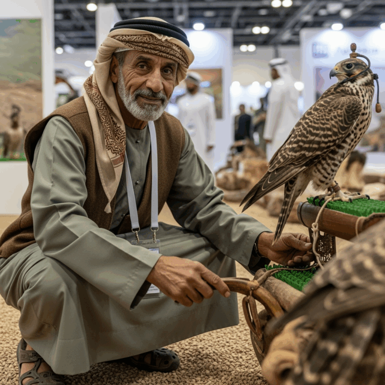 Illustration for: Emirati 'Mountain Man' Shines at ADIHEX 2025