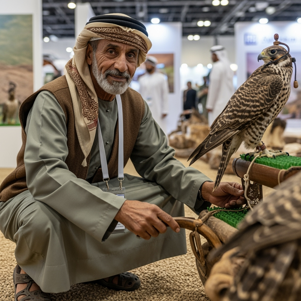 Illustration for: Emirati 'Mountain Man' Shines at ADIHEX 2025