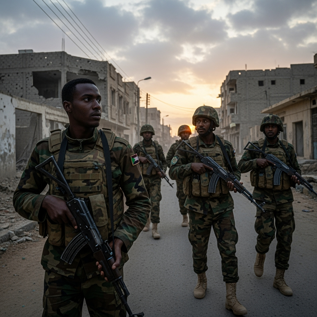 Illustration for: Sudanese Army Secures Strategic City of Bara