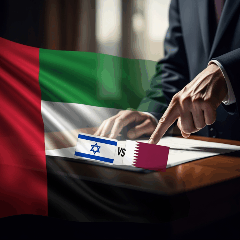 Illustration for: UAE Condemns Israeli Actions Against Qatar
