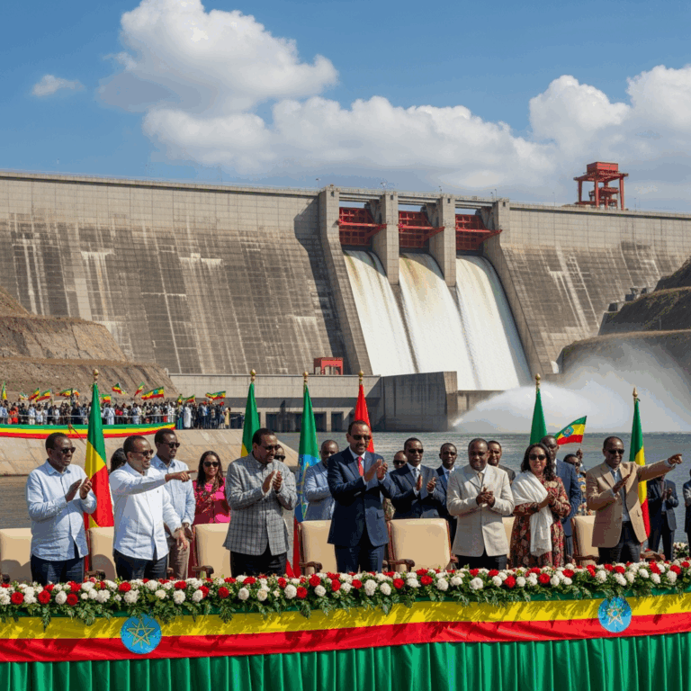 Illustration for: Inauguration of Ethiopian Renaissance Dam