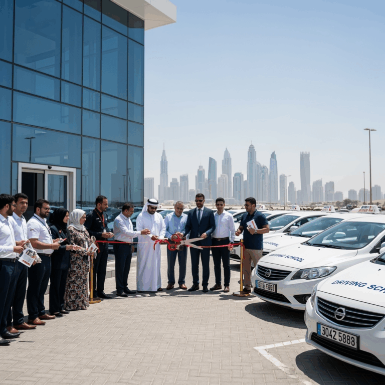 Illustration for: New Driving Centre Opens in Dubai