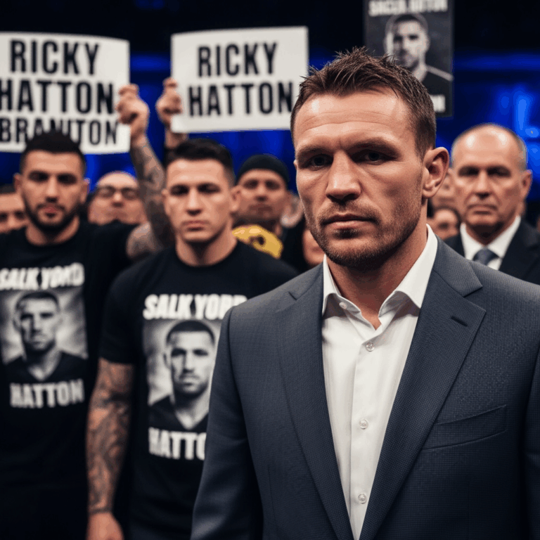 Illustration for: Boxing World Mourns Iconic Ricky Hatton