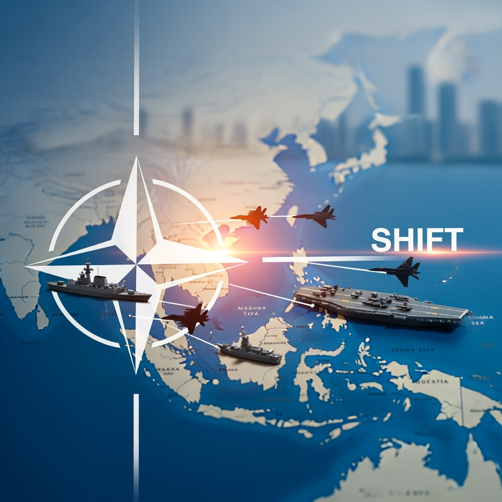 Illustration for: NATO's Strategic Shift in Indo-Pacific