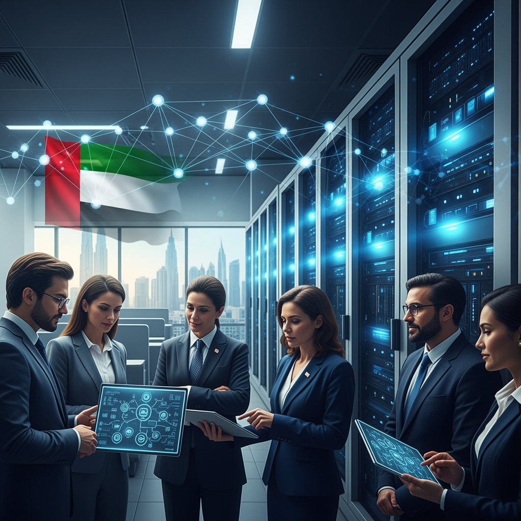 Illustration for: UAE Leads GCC in Banking Security Advancements