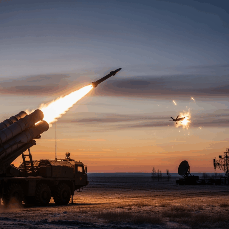 Illustration for: Russian Defense Repels Drone Attack
