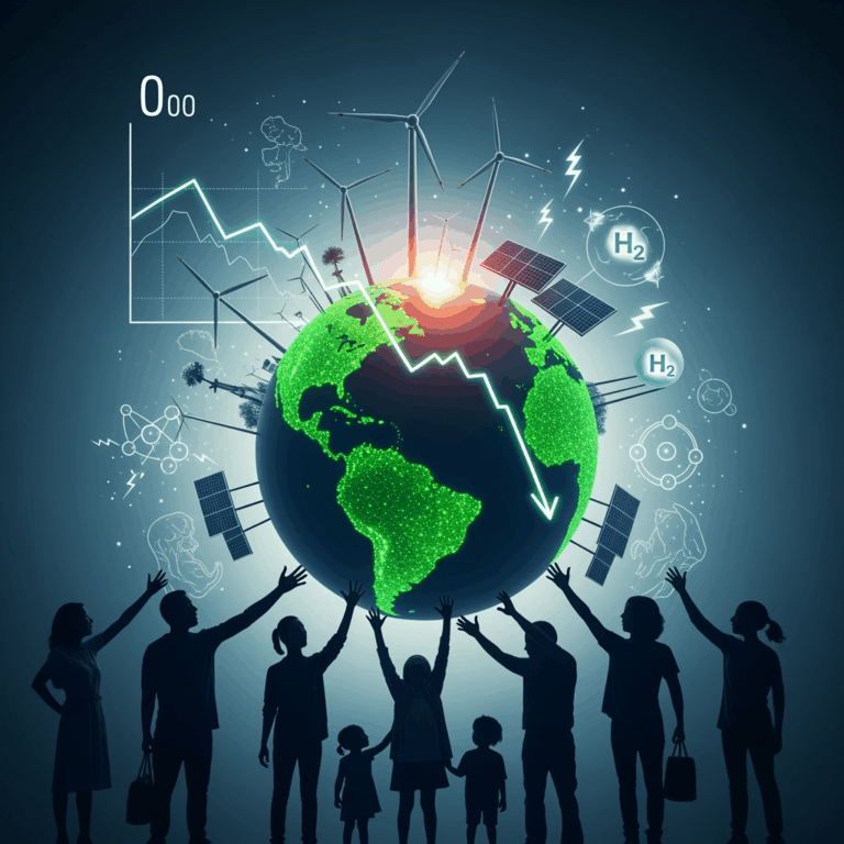 Illustration for: Achieving Net Zero by 2050: A Global Imperative