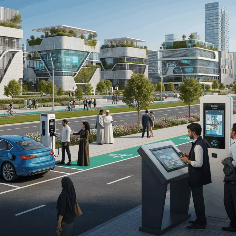 Illustration for: District 11: Sharjah's Smart Urban Innovation