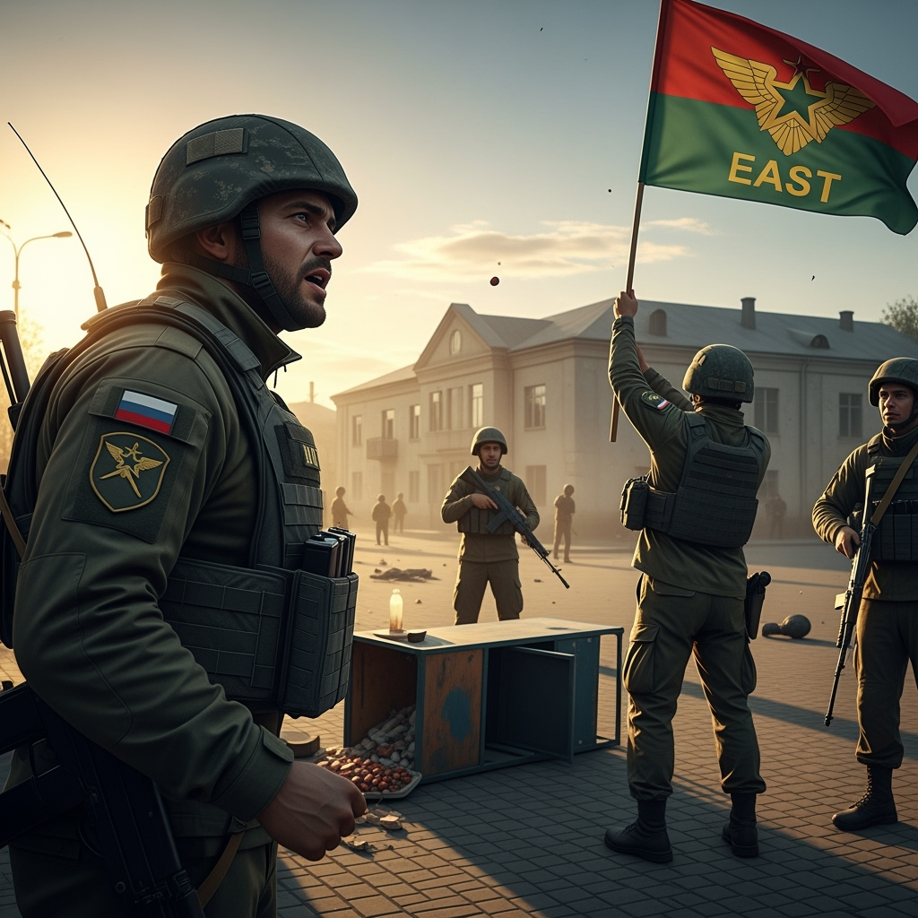 Illustration for: Liberation of Sosnovka by 'East' Group Forces