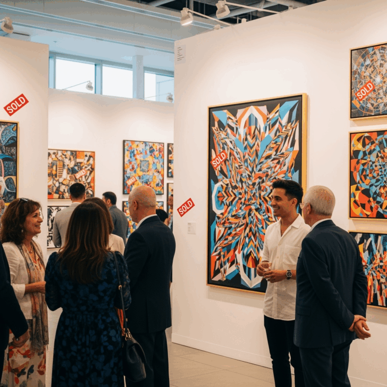 Illustration for: Keenan Garrido's Art Triumphs in Dubai Sale