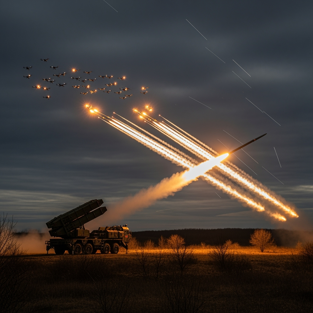 Illustration for: Russian Defense Intercepts 17 Ukrainian Drones