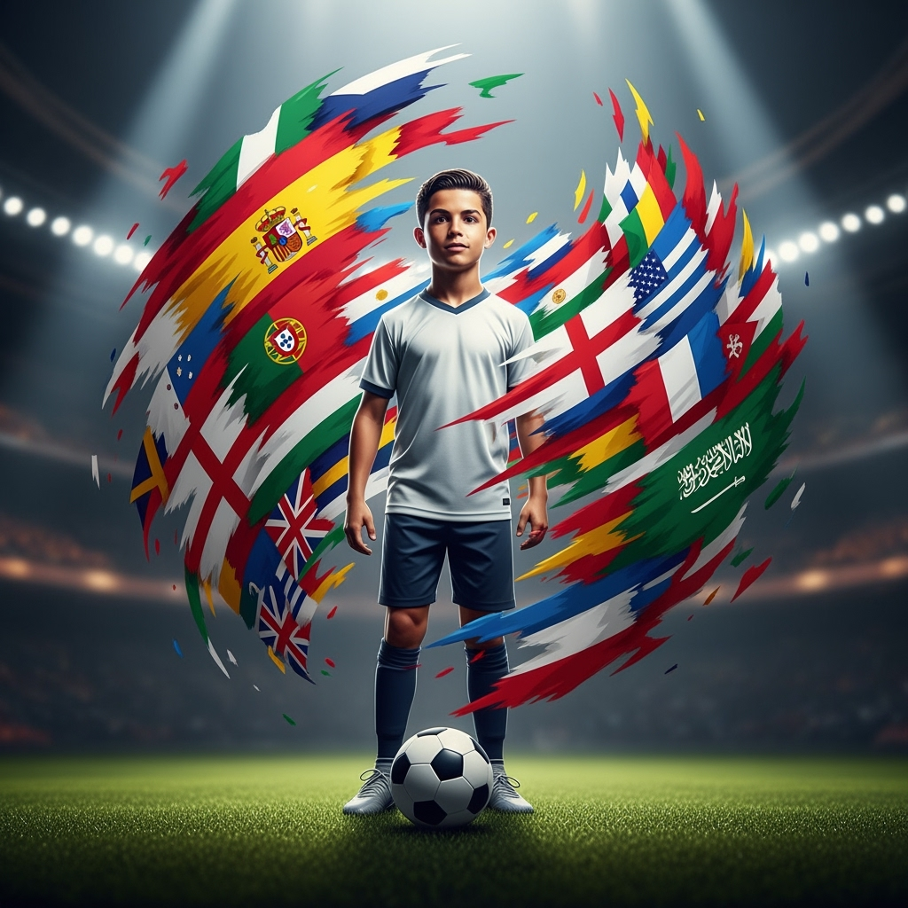 Illustration for: Cristiano Junior's Multinational Football Opportunities