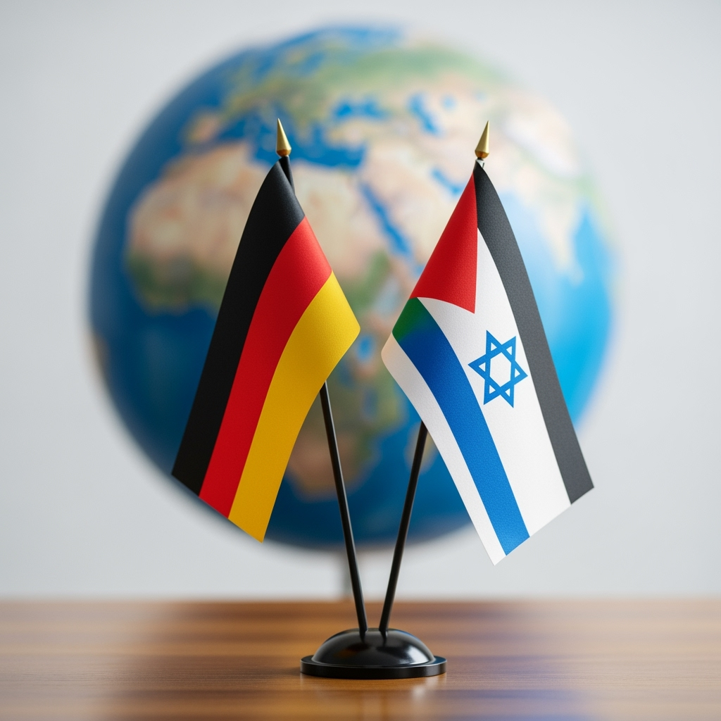 Illustration for: Germany Supports Two-State Solution for Israel-Palestine