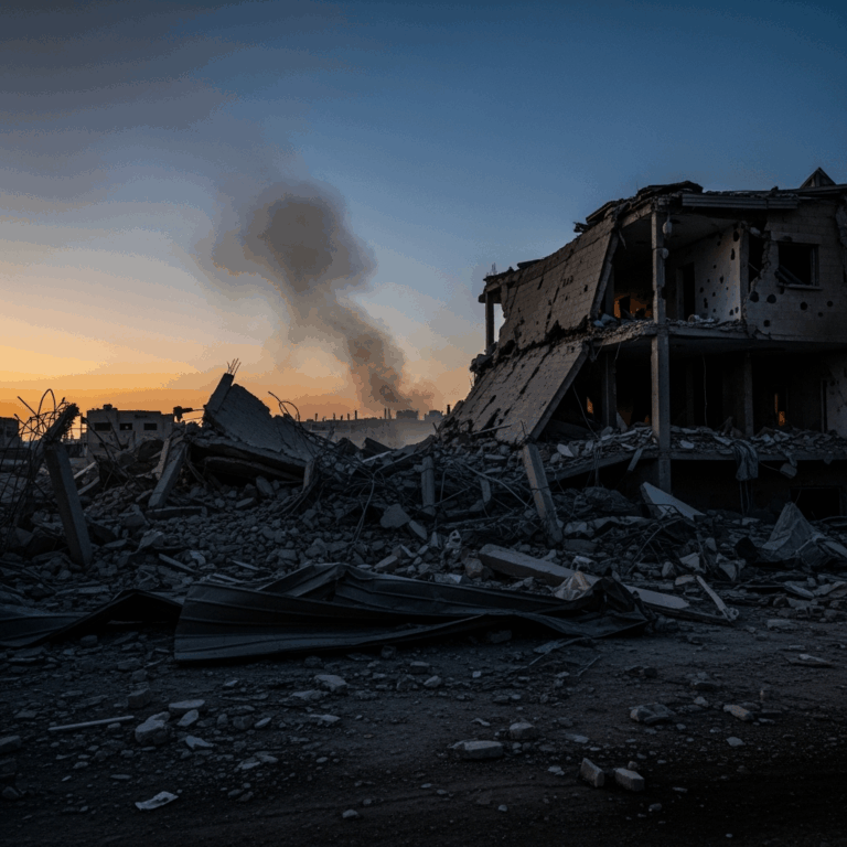 Illustration for: Israeli Strikes Target Hamas Leaders