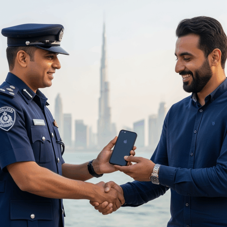 Illustration for: Dubai Police praised for iPhone recovery