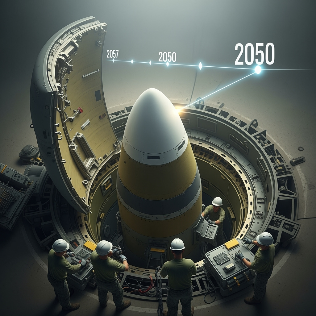 Illustration for: US Extends Minuteman 3 Service Life to 2050