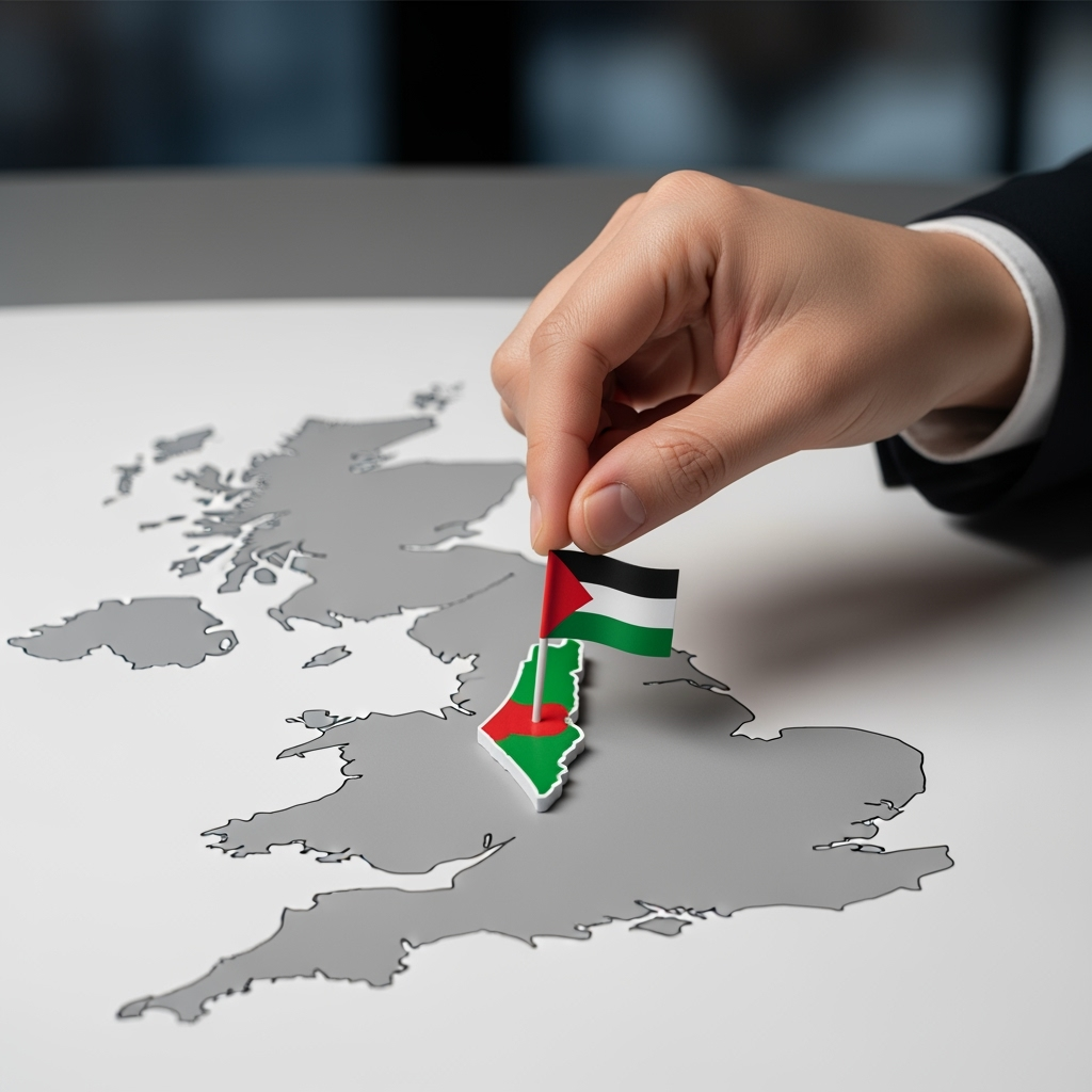 Illustration for: UK Recognizes Independent State of Palestine