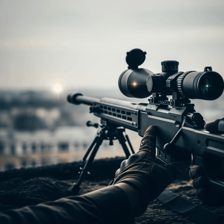 Illustration for: Rifle Effective Against Enemy Snipers