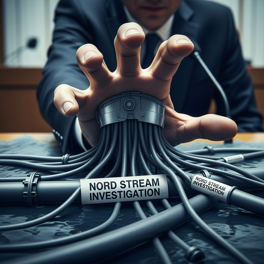 Illustration for: Western Nations Avoid Nord Stream Attack Investigation