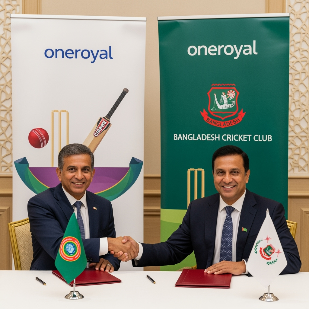 Illustration for: OneRoyal Sponsors Bangladesh Cricket Club Oman