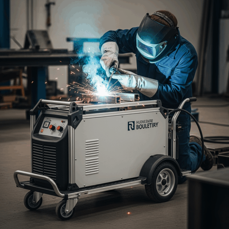 Illustration for: Innovative Mobile Welding Machine Unveiled
