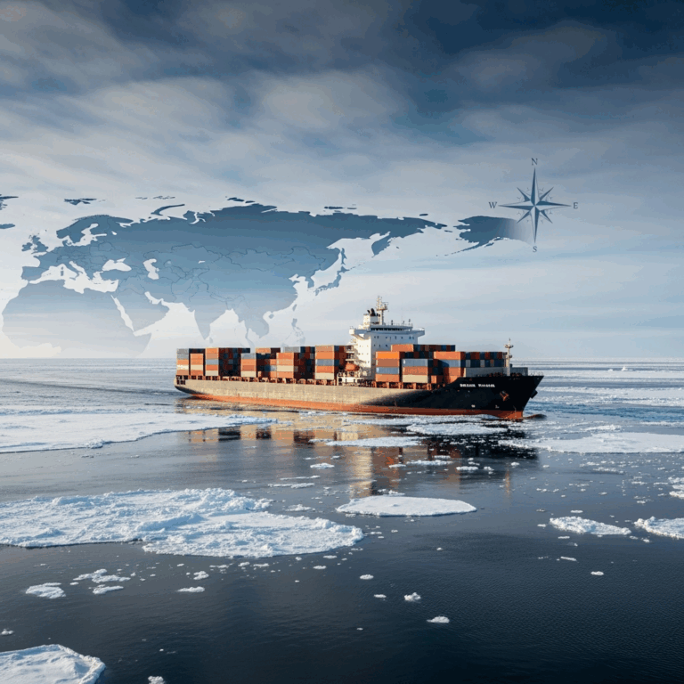 Illustration for: Northern Sea Route: A Turning Point for Asia