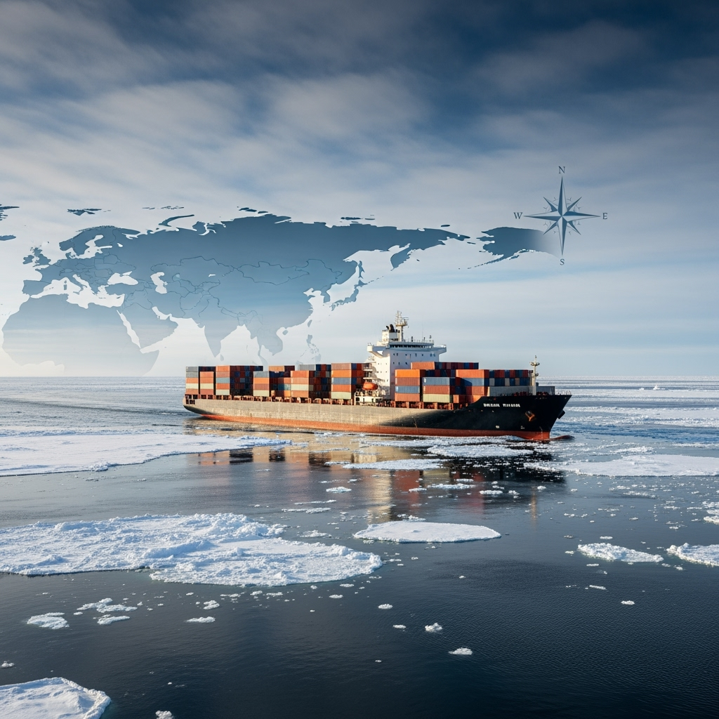 Illustration for: Northern Sea Route: A Turning Point for Asia