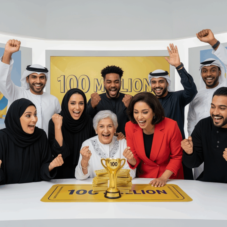 Illustration for: UAE Lottery: 7 Winners Close to Dh100 Million Prize