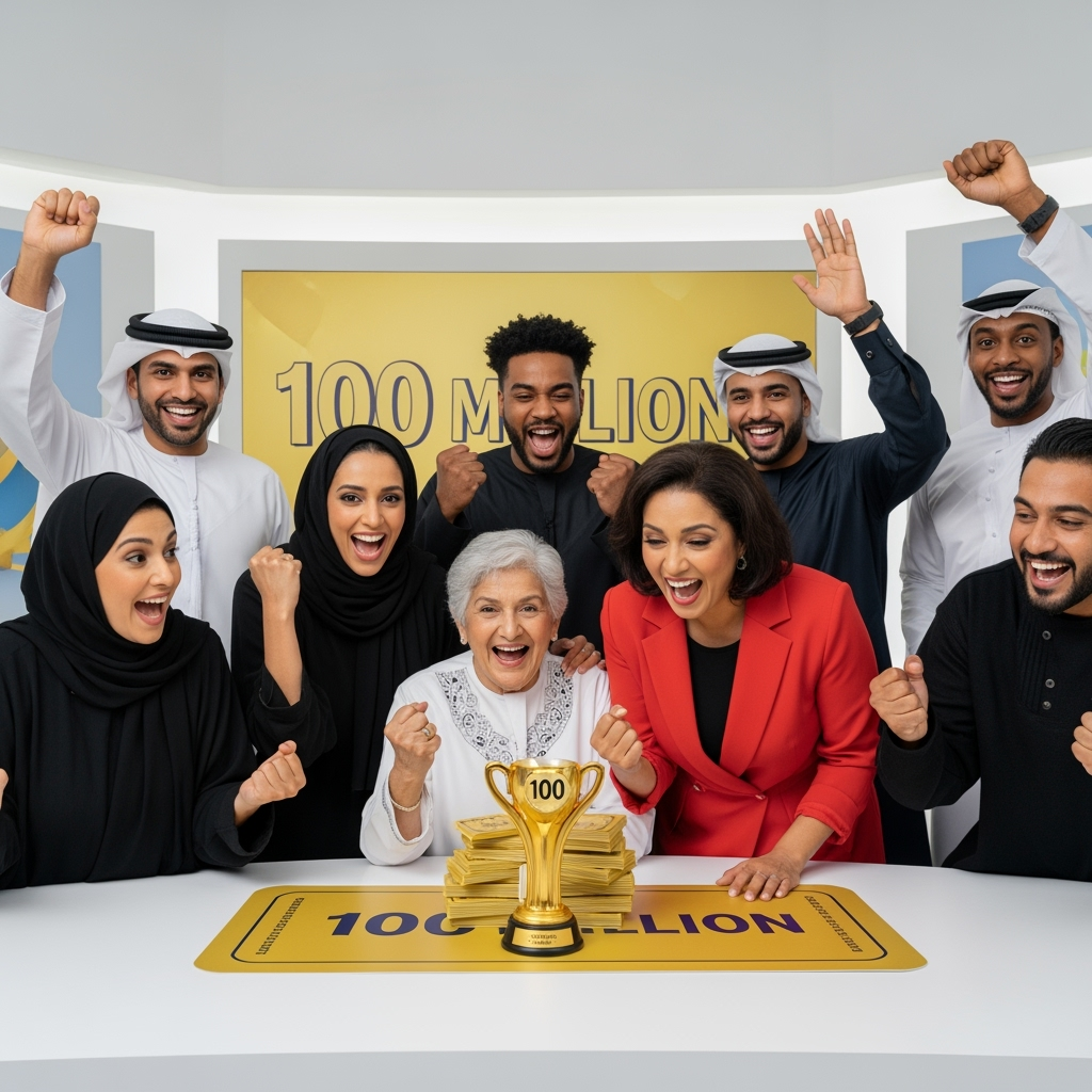Illustration for: UAE Lottery: 7 Winners Close to Dh100 Million Prize